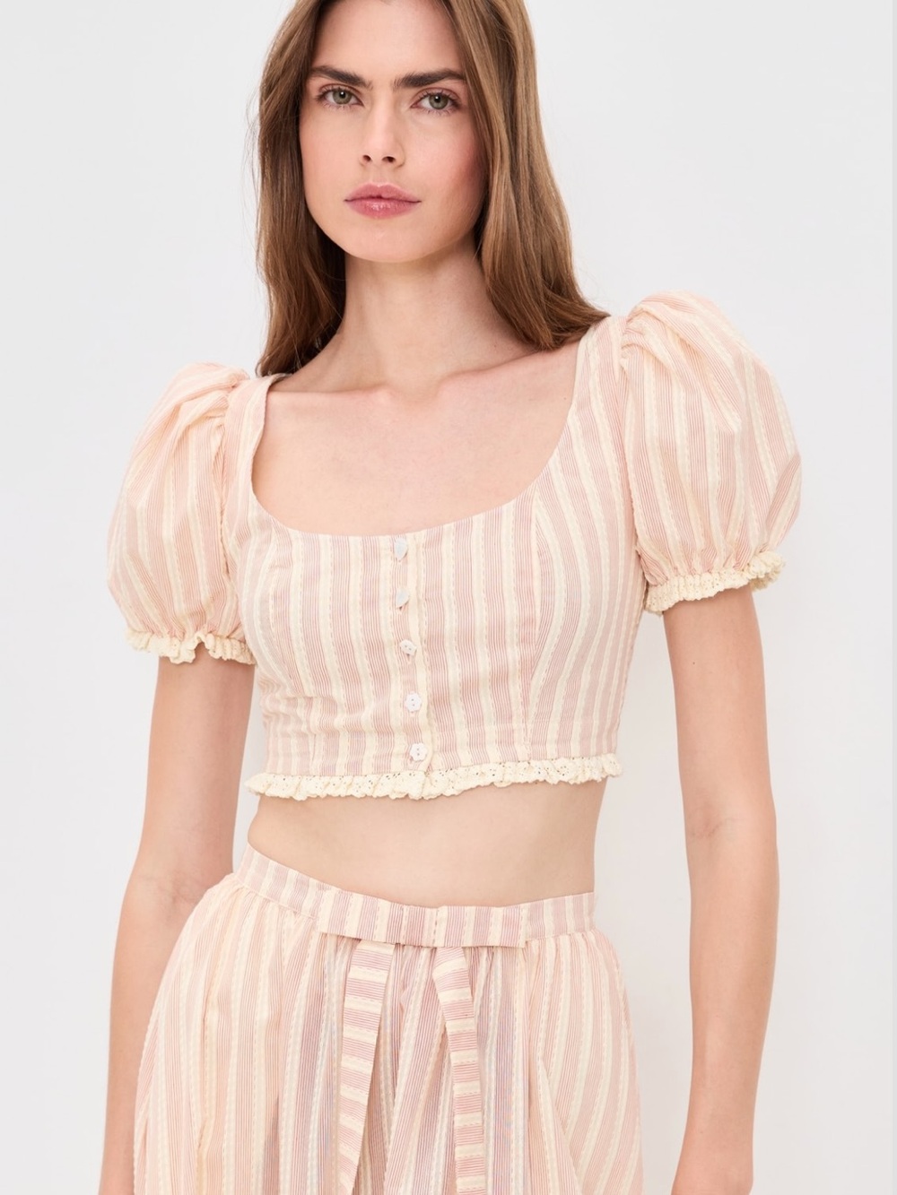 For Love & Lemons Naomi Crop Top